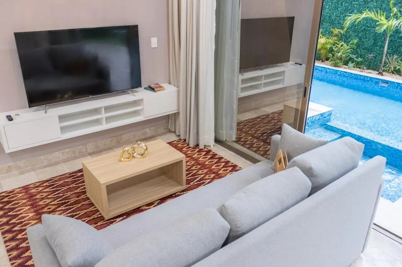 Wonderful & Incredible 2Br Apartment Aldea Zama Swimming Pool, Terrace With Swim Up Tulum 0*,