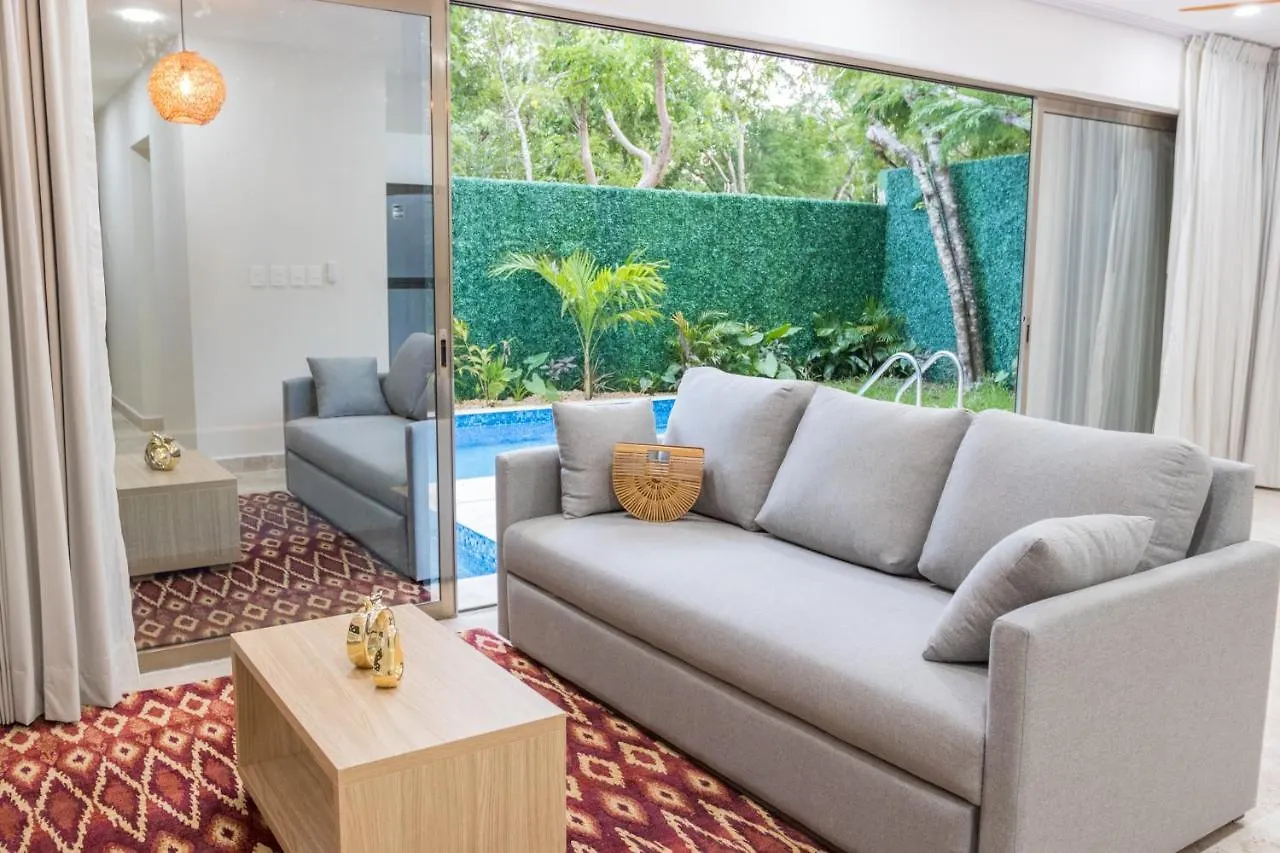 Wonderful & Incredible 2Br Apartment Aldea Zama Swimming Pool, Terrace With Swim Up Tulum