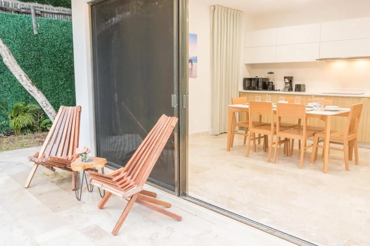 Wonderful & Incredible 2Br Apartment Aldea Zama Swimming Pool, Terrace With Swim Up Tulum 0*,  Mexico