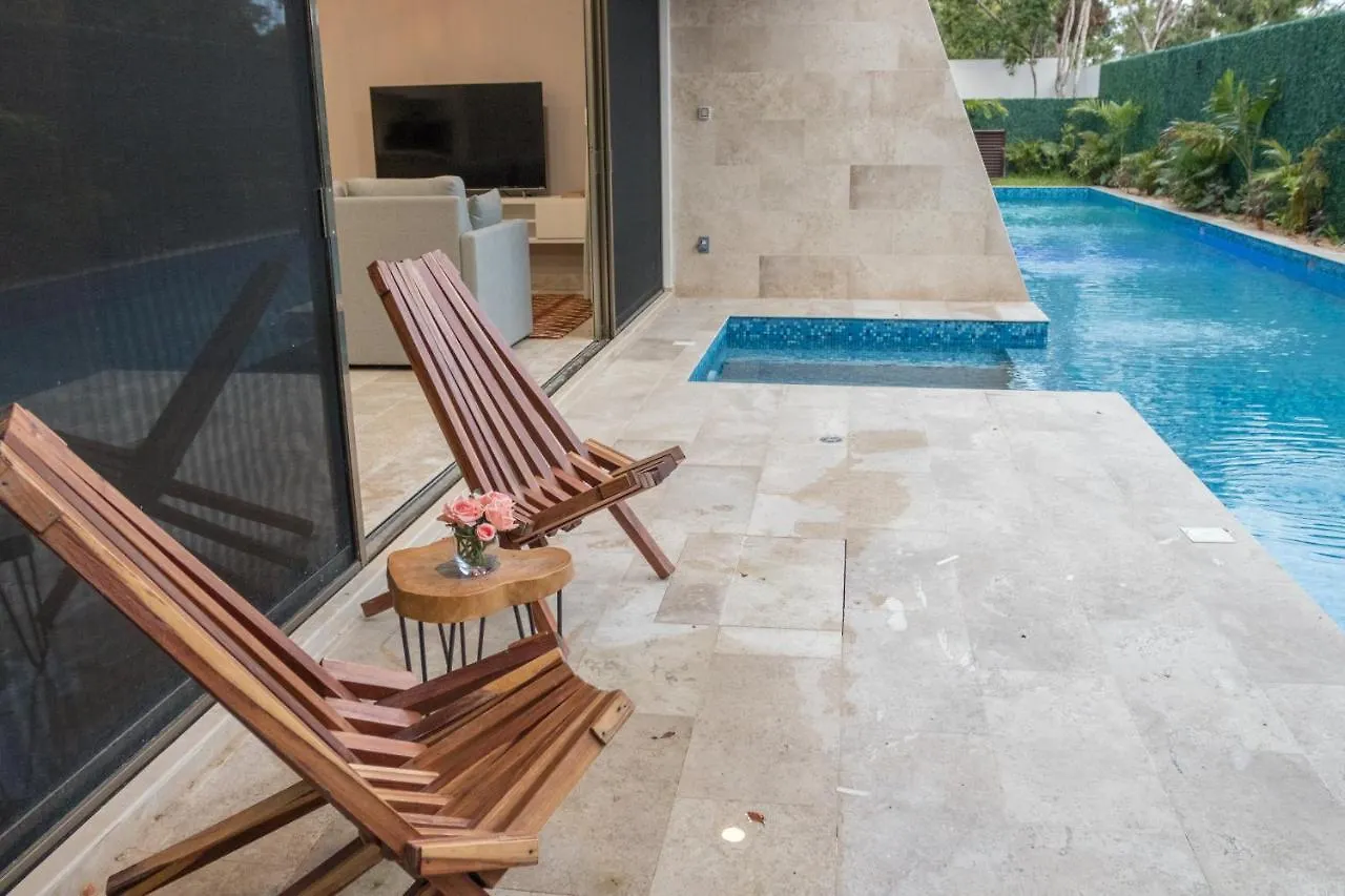 Wonderful & Incredible 2Br Apartment Aldea Zama Swimming Pool, Terrace With Swim Up Tulum Mexico