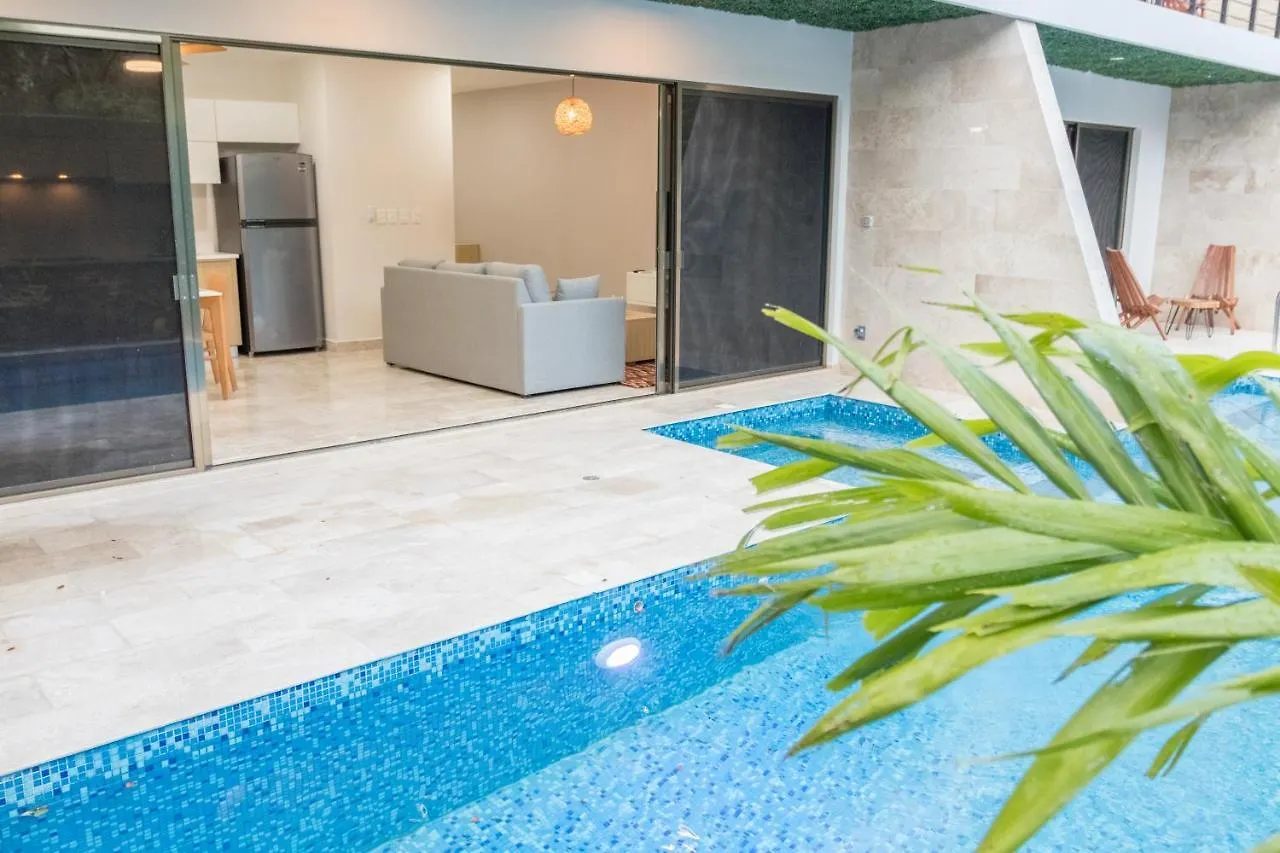 Wonderful & Incredible 2Br Apartment Aldea Zama Swimming Pool, Terrace With Swim Up Tulum